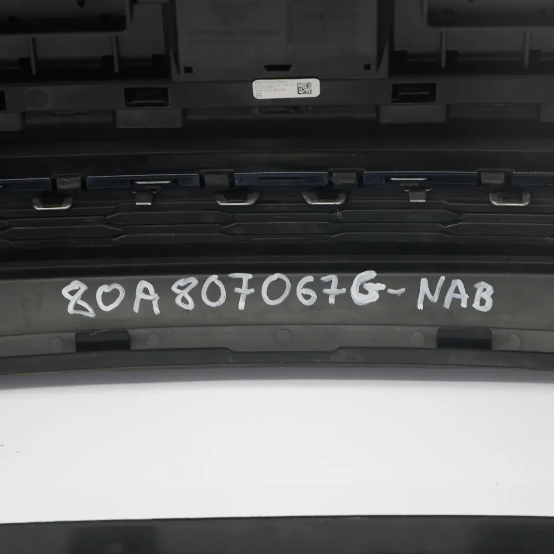 Audi SQ5 FY Rear Bumper Trim Panel Covering Navarra Blue Metallic - X5H - SKU 80A807067G-NAB - Part number 80A807067G