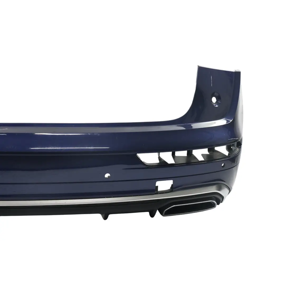 Audi SQ5 FY Rear Bumper Trim Panel Covering Navarra Blue Metallic - X5H - SKU 80A807067G-NAB - Part number 80A807067G