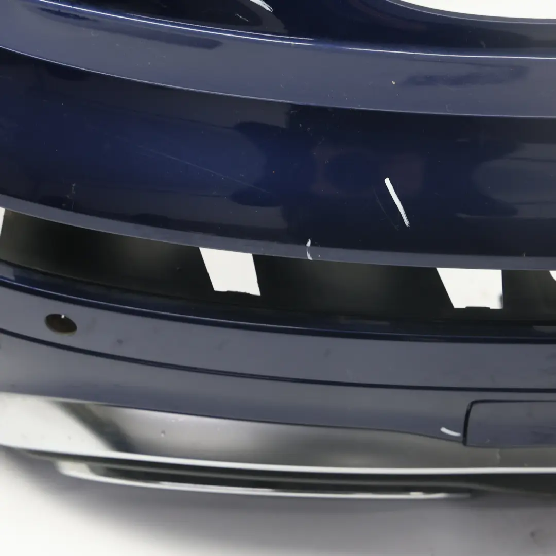 Bumper Trim Panel Covering Navarra Blue Metallic - X5H to Audi SQ5 FY Rear with Part number 80A807067G Audi SQ5 FY Rear Bumper Trim Panel Covering Navarra Blue Metallic - X5H - SKU 80A807067G-NAB - Part number 80A807067G