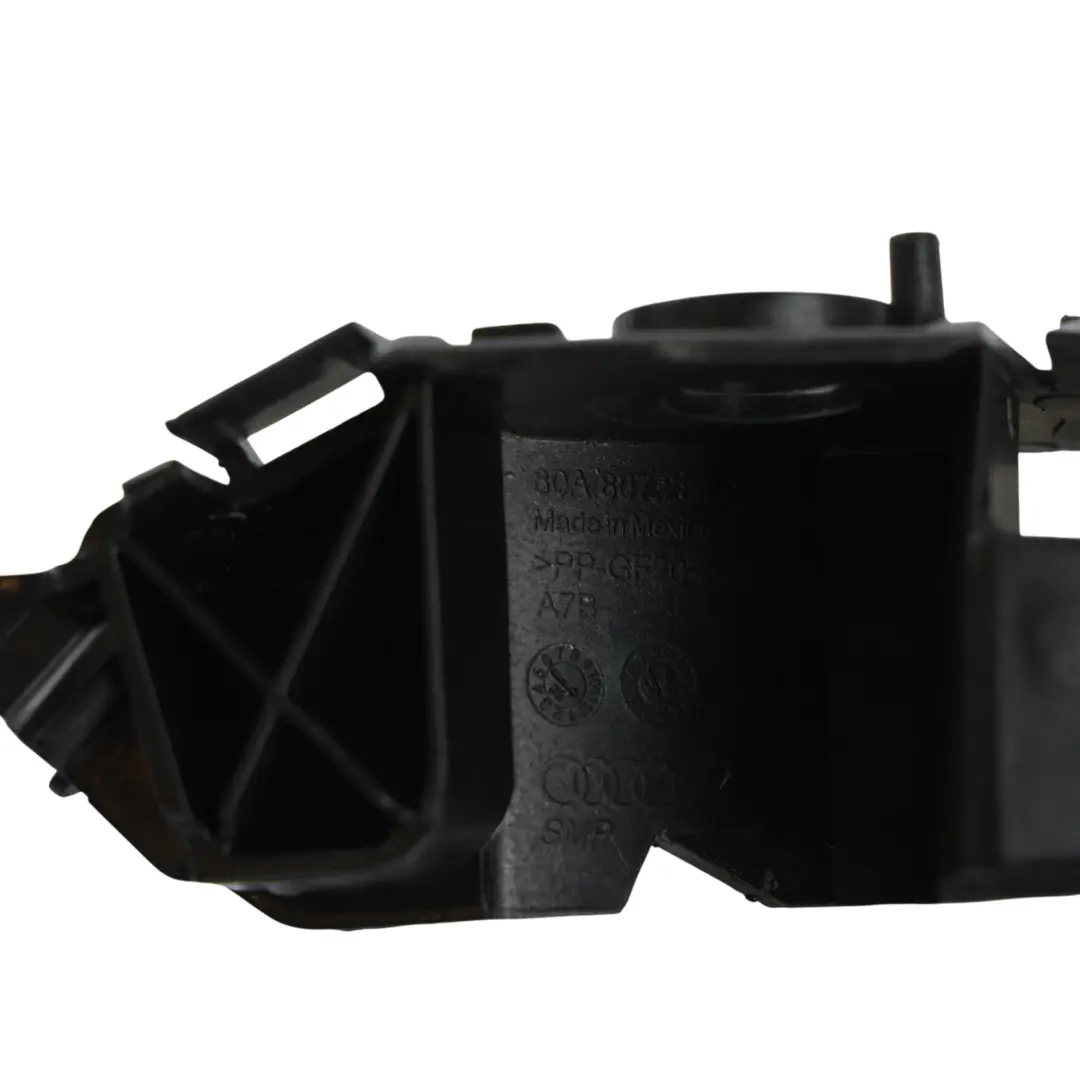 Front Bumper Bracket Carrier Support Mount Right O/S to Audi Q5 FY with Part number 80A807284A Audi Q5 FY Front Bumper Bracket Carrier Support Mount Right O/S - SKU 80A807284A - Part number 80A807284A
