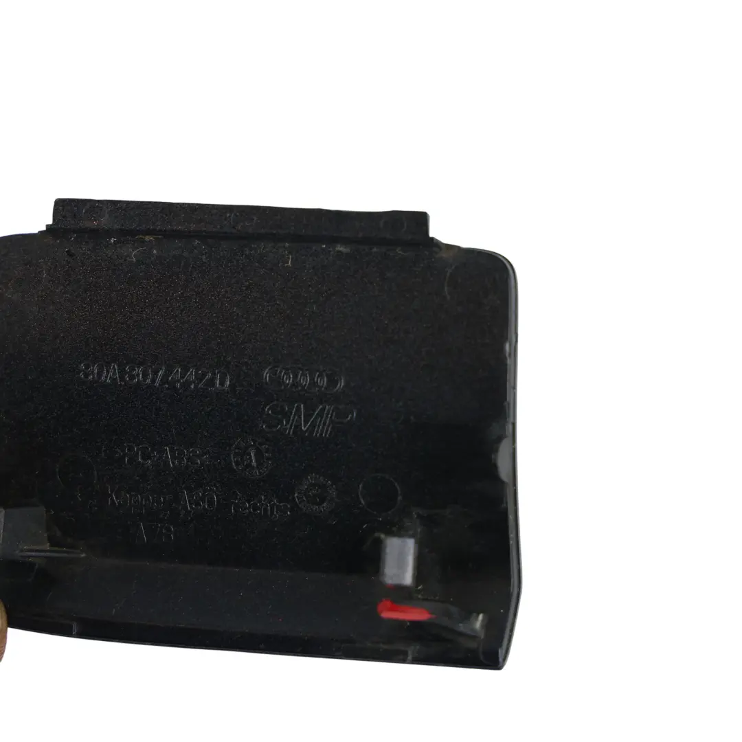 Audi Q5 FY Mk2 Zaślepka Haka Zderzaka Tylna Prawa Niebieska X5H - SKU 80A807442D-NAB - Numer Części 80A807442D