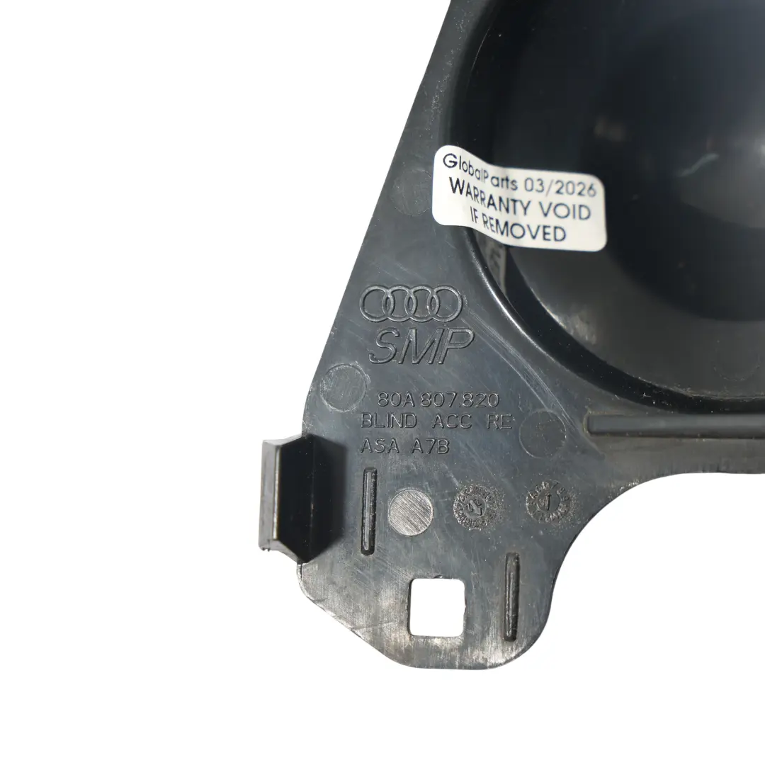 Audi Q5 FY Supporto Copertura Trim Paraurti Anteriore Destro - SKU 80A807820 - Numero di parte 80A807820