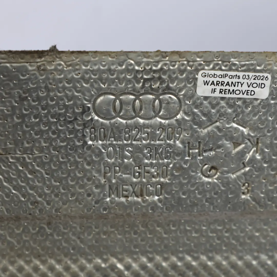 Front Center Underbody Protective Trim Cover Panel to Audi Q5 FY with Part number 80A825209K Audi Q5 FY Front Center Underbody Protective Trim Cover Panel - SKU 80A825209K - Part number 80A825209K