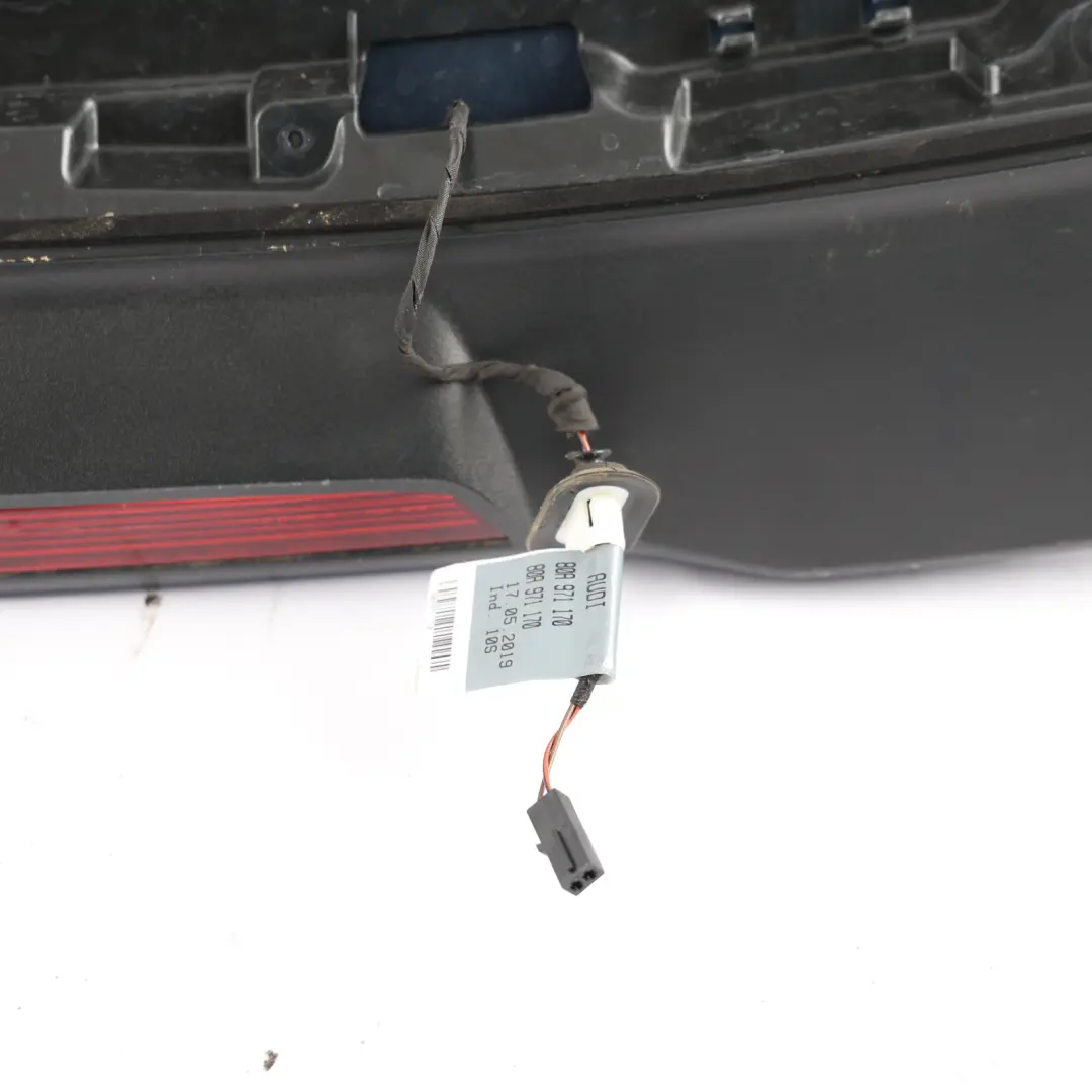 Audi Q5 FY Boot Tailgate Trunk Lid Rear Spoiler Panel Navarra Blue - X5H - SKU 80A827933F-NAB - Part number 80A827933F