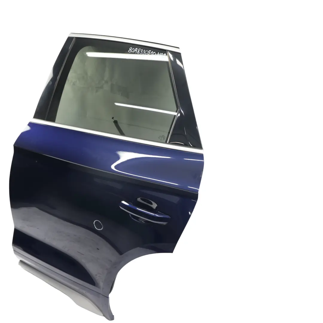 Audi Q5 FY Türverkleidung Hinten Links Navarra Blau Metallic X5H - SKU 80A833051C-NAB - Teilenummer 80A833051C