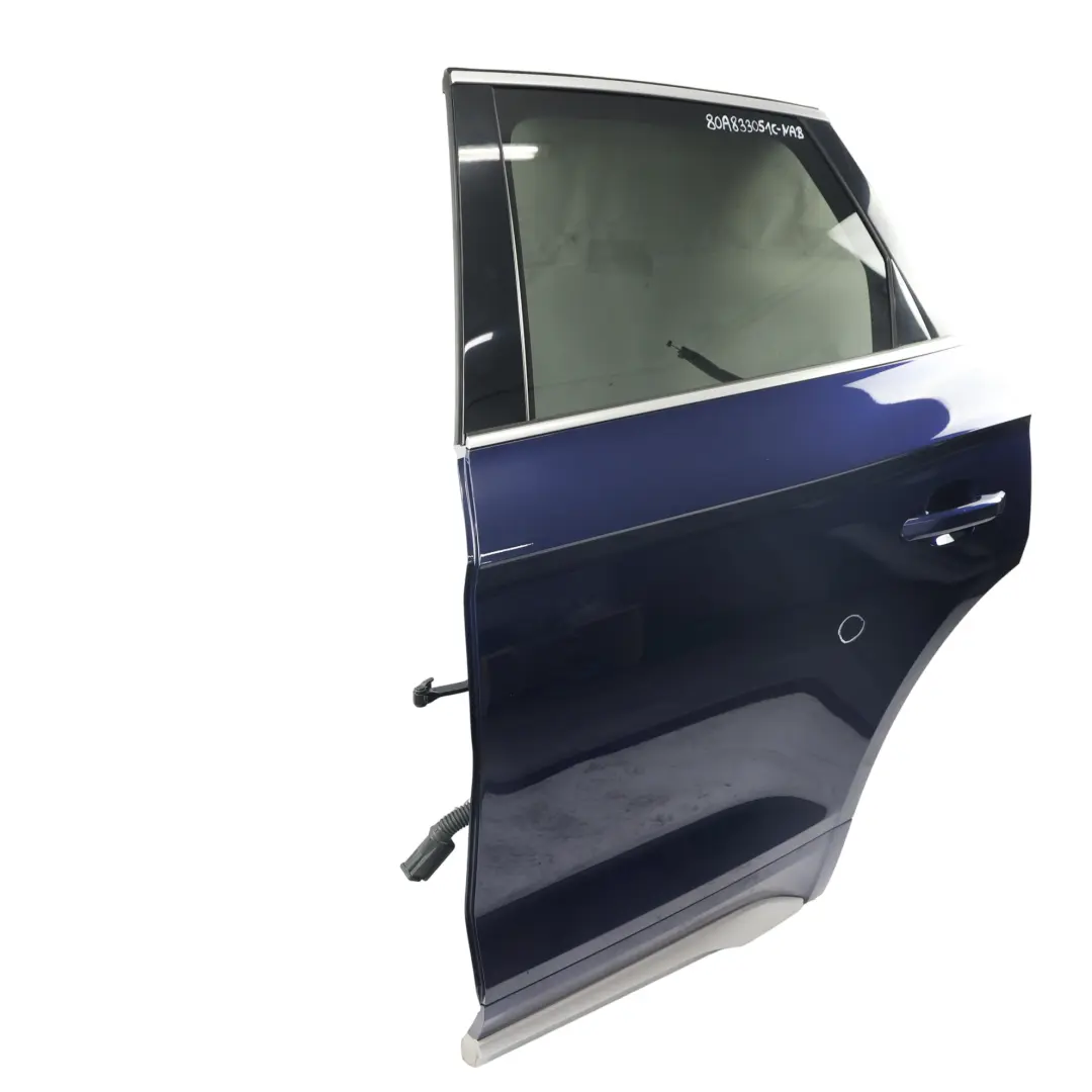 Audi Q5 FY Türverkleidung Hinten Links Navarra Blau Metallic X5H - SKU 80A833051C-NAB - Teilenummer 80A833051C