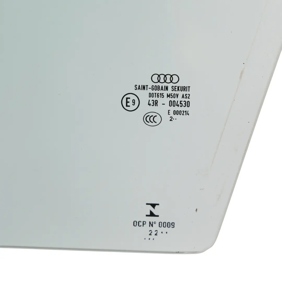Audi Q5 FY Front Door Window Glass Glazing AS2 Left N/S - SKU 80A845201A - Part number 80A845201A