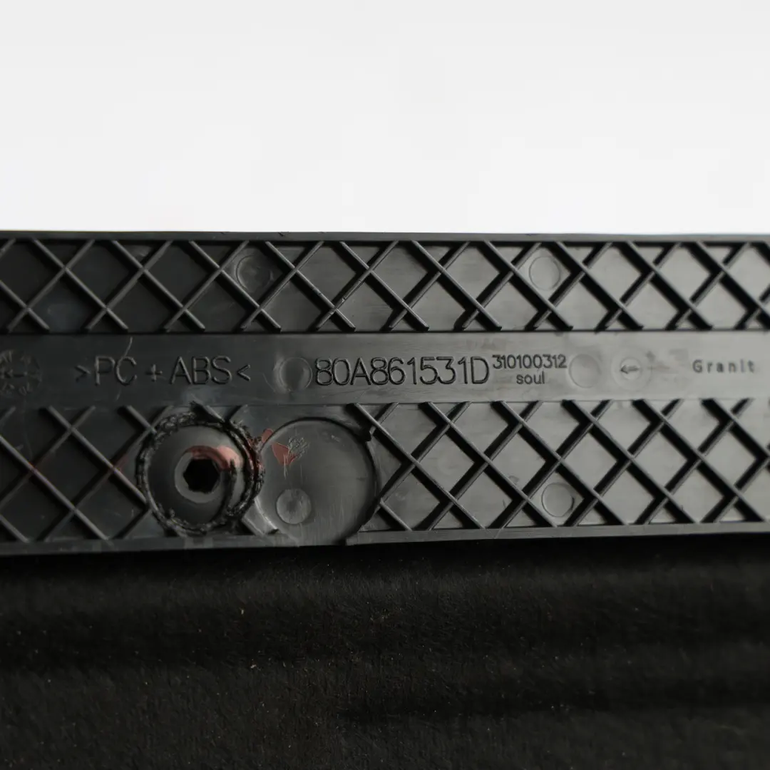 Boot Floor Carpet Liner Tray Interior Hard Rear to Audi Q5 FY with Part number 80A861531E Audi Q5 FY Boot Floor Carpet Liner Tray Interior Hard Rear - SKU 80A861531E - Part number 80A861531E