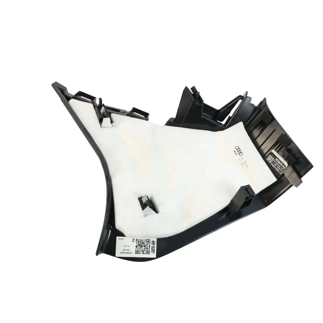 Moldura Panel Pilar D Trasero Superior Izquierdo Negro para Audi Q5 FY con número de pieza 80A867245B Audi Q5 FY Moldura Panel Pilar D Trasero Superior Izquierdo Negro - SKU 80A867245B - Número de pieza 80A867245B