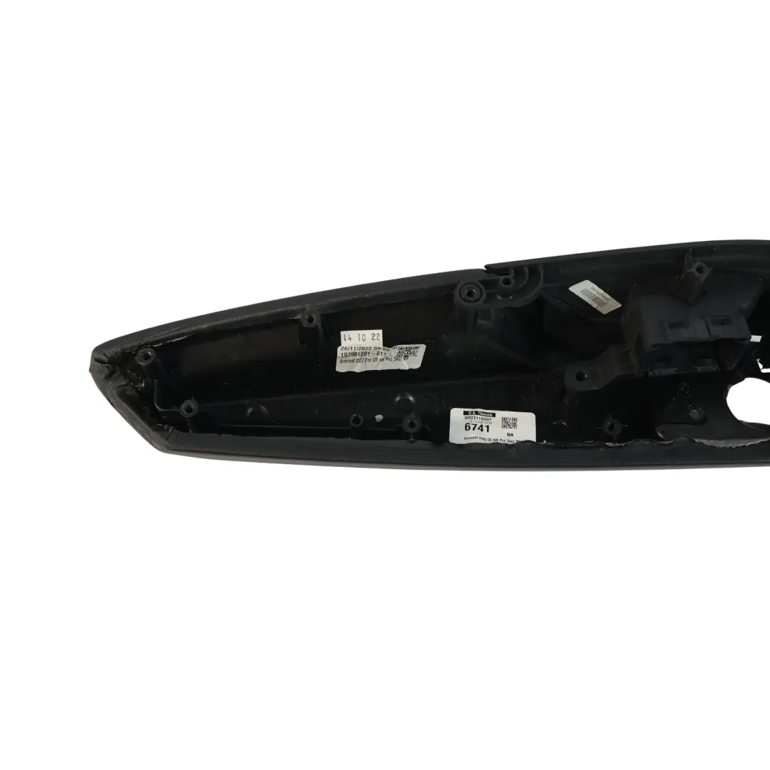 Audi Q5 FY Rear Door Armrest Cover Window Switch Right O/S Black - SKU 80A867374B - Part number 80A867374B