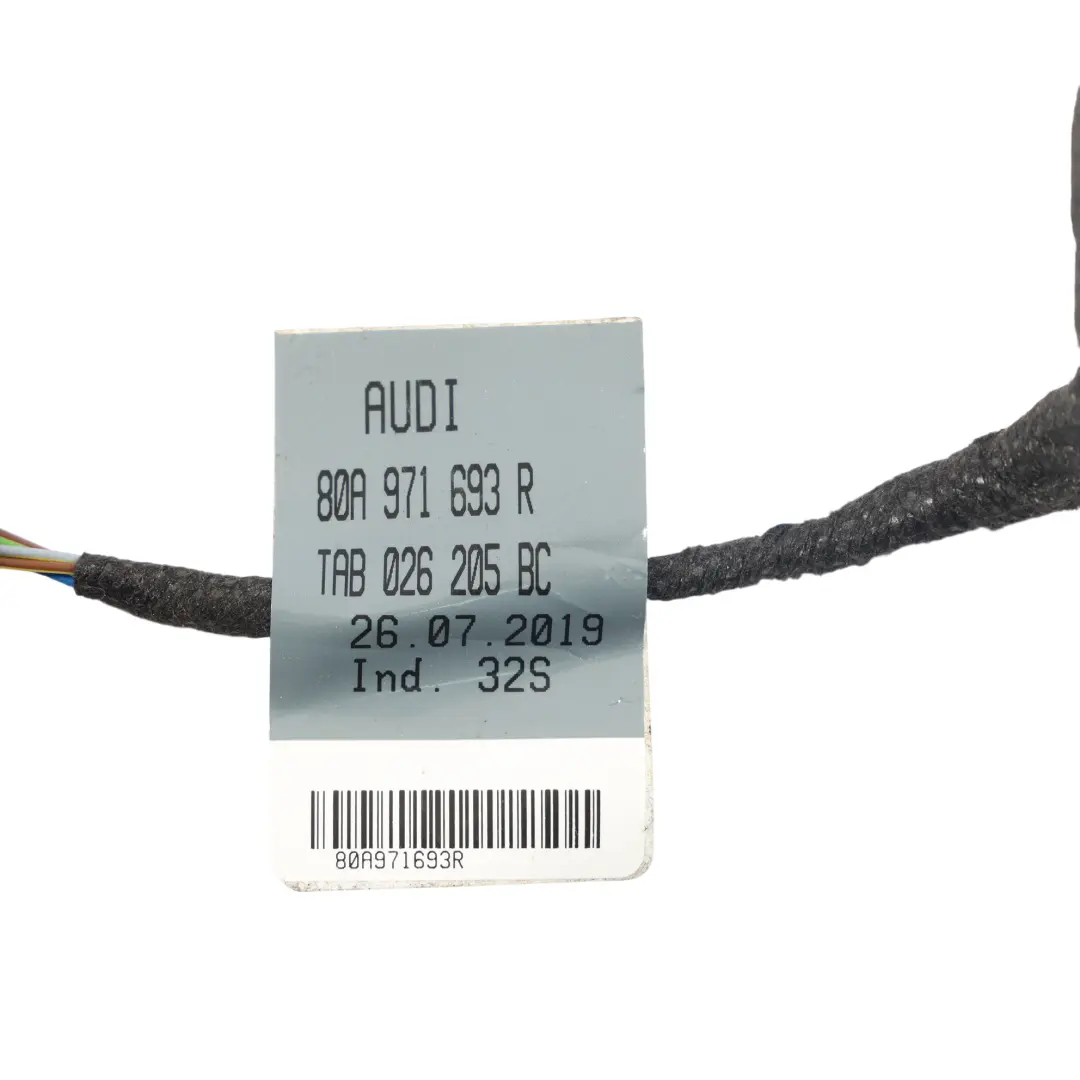 Audi Q5 FY Arnés Cableado Panel Puerta Trasero Izquierdo Derecho - SKU 80A971693R - Número de pieza 80A971693R
