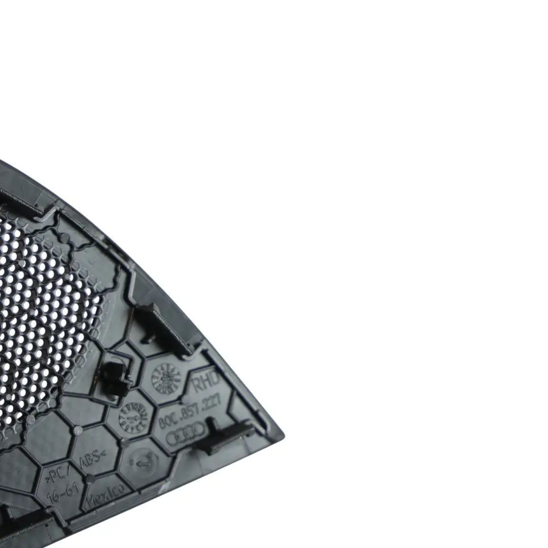 Dashboard Speaker Cover Grille Cover Trim Left N/S to Audi Q5 FY with Part number 80C857227 Audi Q5 FY Dashboard Speaker Cover Grille Cover Trim Left N/S - SKU RHD-80C857227 - Part number 80C857227