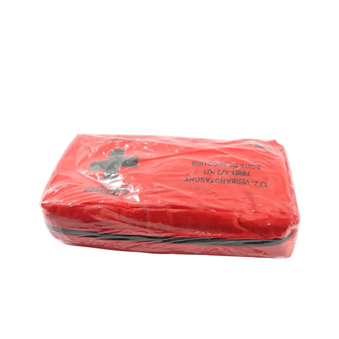 Apteczka Pierwszej Pomocy Nieotworzona Czerwona do BMW E36 E46 E61 E91 o numerze 8163269 BMW E36 E46 E61 E91 Apteczka Pierwszej Pomocy Nieotworzona Czerwona - SKU 8163269 - Numer Części 8163269