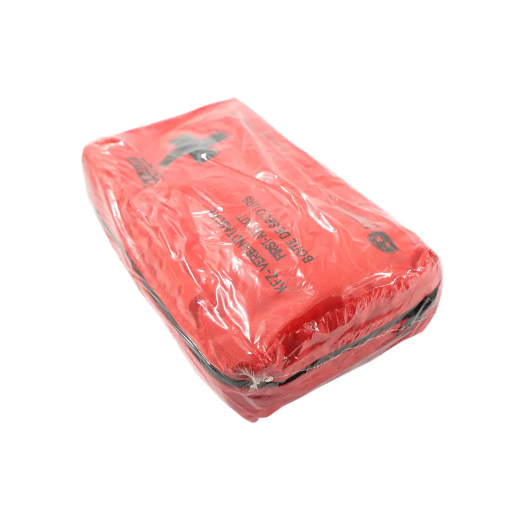Kit Pronto Soccorso Medico Emergenza Rosso per BMW E36 E46 E61 E91 con numero di parte 8163269 BMW E36 E46 E61 E91 Kit Pronto Soccorso Medico Emergenza Rosso - SKU 8163269 - Numero di parte 8163269