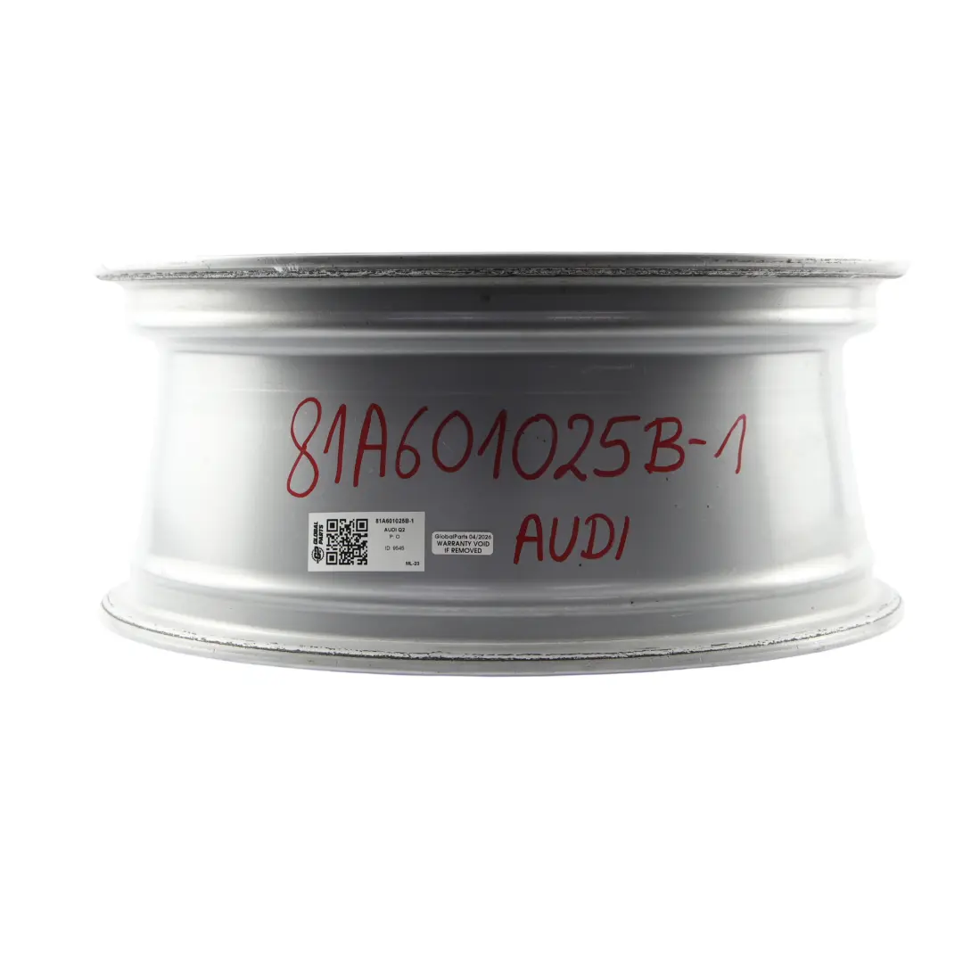 Audi Q2 GA Cerchio In Lega Argento 17" ET:45 7J - SKU 81A601025B-1 - Numero di parte 81A601025B