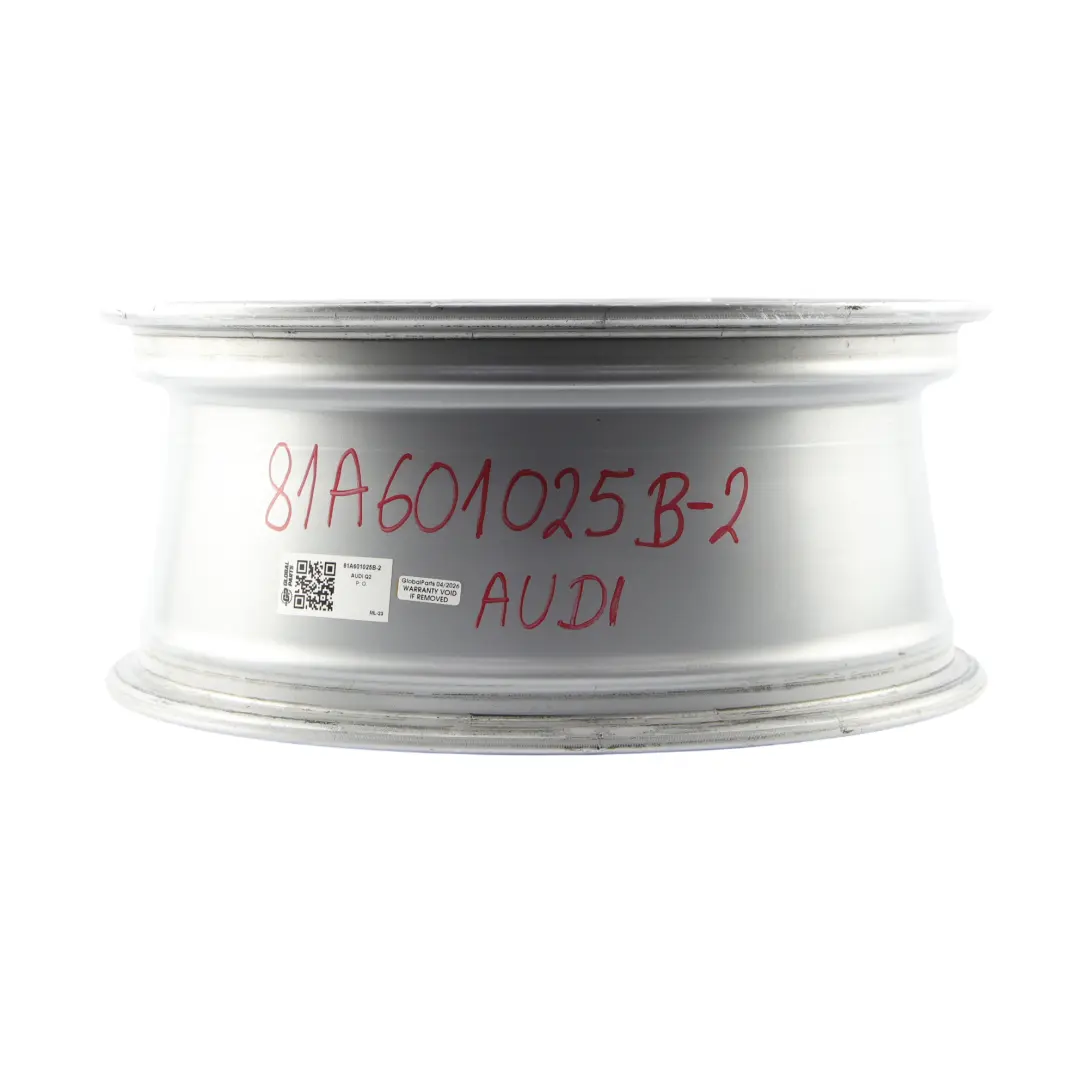 Cerchio In Lega Argento 17" ET:45 7J per Audi Q2 GA con numero di parte 81A601025B Audi Q2 GA Cerchio In Lega Argento 17" ET:45 7J - SKU 81A601025B-2 - Numero di parte 81A601025B