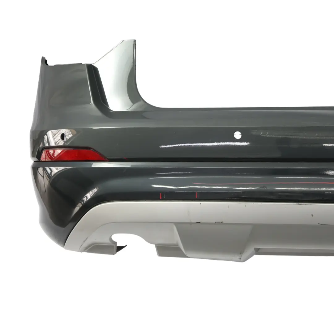 Bumper Trim Panel Covering Nano Grey Metallic - X7M to Audi Q2 GA Rear with Part number 81A807067A Audi Q2 GA Rear Bumper Trim Panel Covering Nano Grey Metallic - X7M - SKU 81A807067A-NGR - Part number 81A807067A