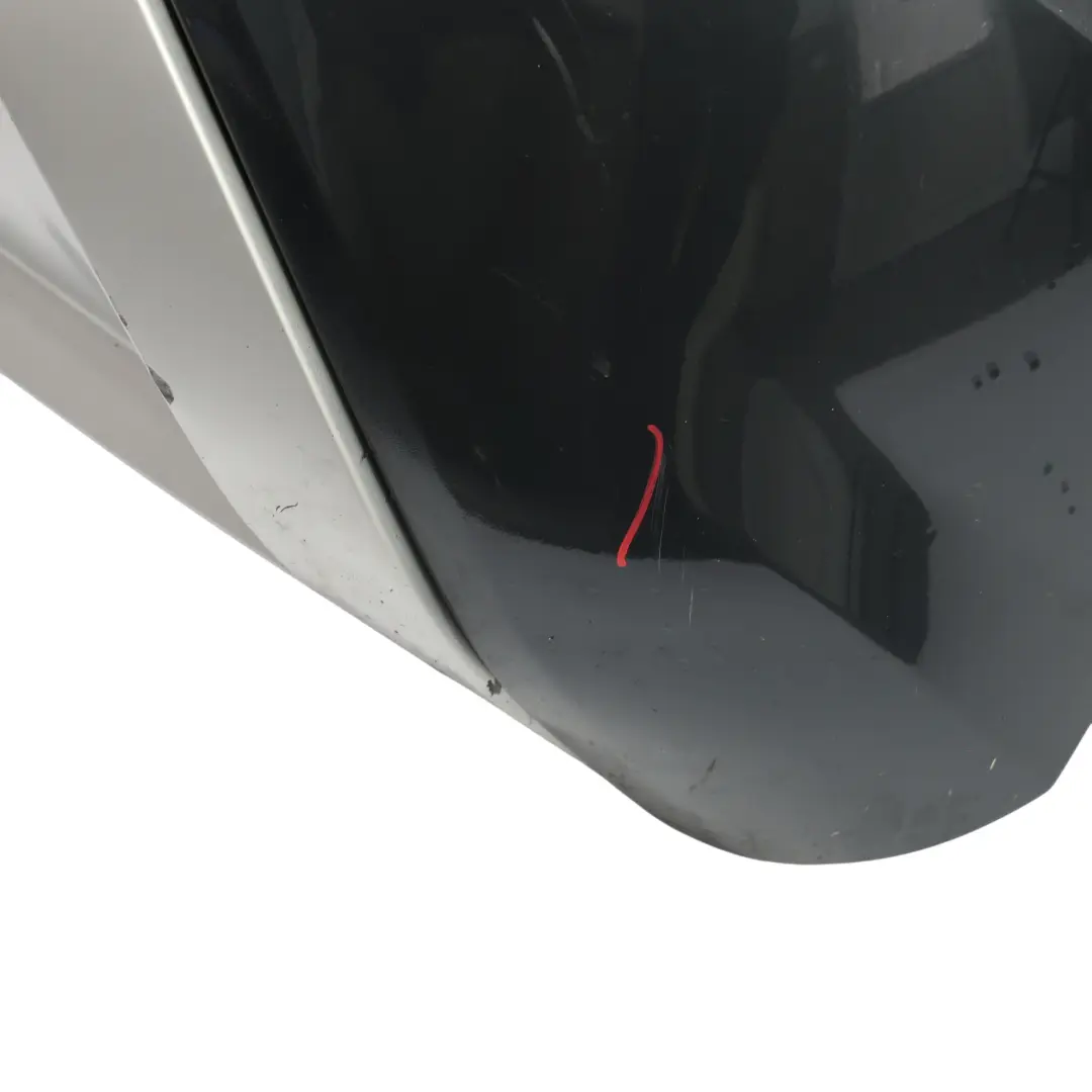 Bumper Trim Panel Covering Nano Grey Metallic - X7M to Audi Q2 GA Rear with Part number 81A807067A Audi Q2 GA Rear Bumper Trim Panel Covering Nano Grey Metallic - X7M - SKU 81A807067A-NGR - Part number 81A807067A