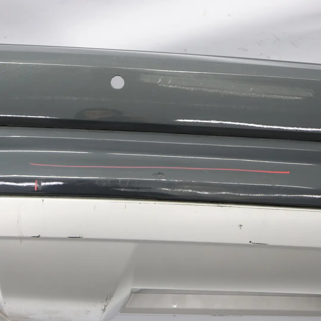 Bumper Trim Panel Covering Nano Grey Metallic - X7M to Audi Q2 GA Rear with Part number 81A807067A Audi Q2 GA Rear Bumper Trim Panel Covering Nano Grey Metallic - X7M - SKU 81A807067A-NGR - Part number 81A807067A