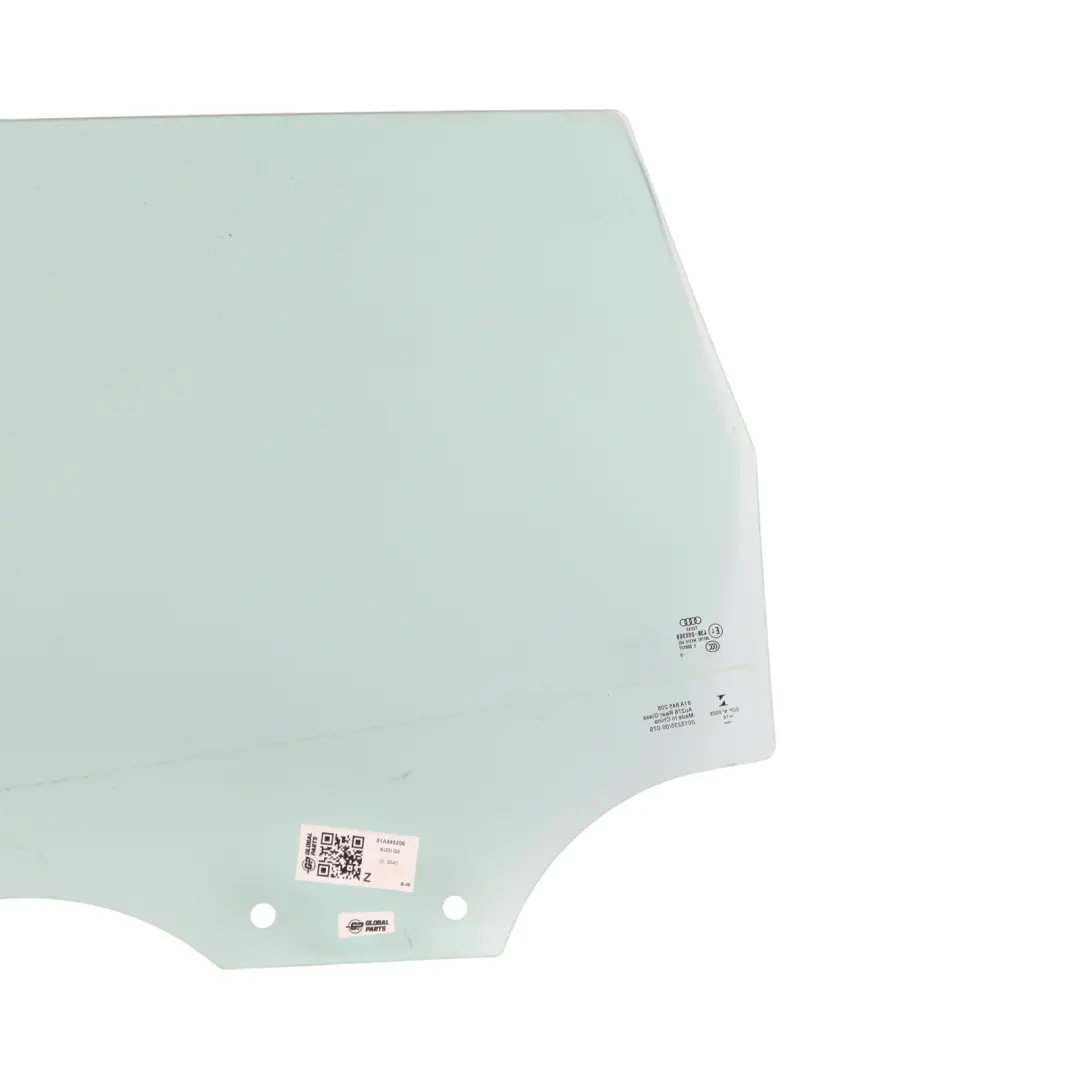 Side Glass Window Rear Door Right O/S AS2 Green to Audi Q2 GA with Part number 81A845206 Audi Q2 GA Side Glass Window Rear Door Right O/S AS2 Green - SKU 81A845206 - Part number 81A845206