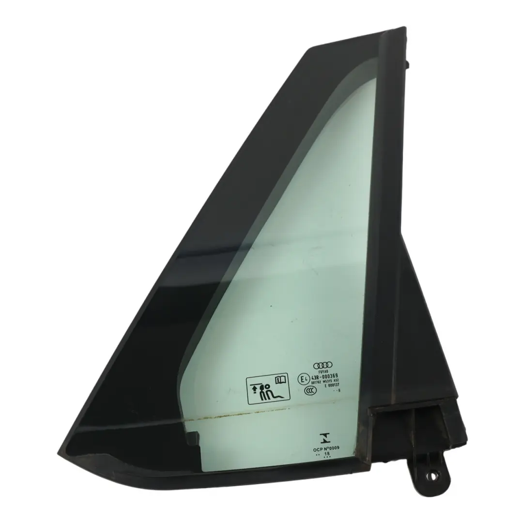 Audi Q2 GA Rear Fixed Quarter Triangle Window Glass Right AS2 O/S 81A845214C - SKU 81A845214D - Part number 81A845214D