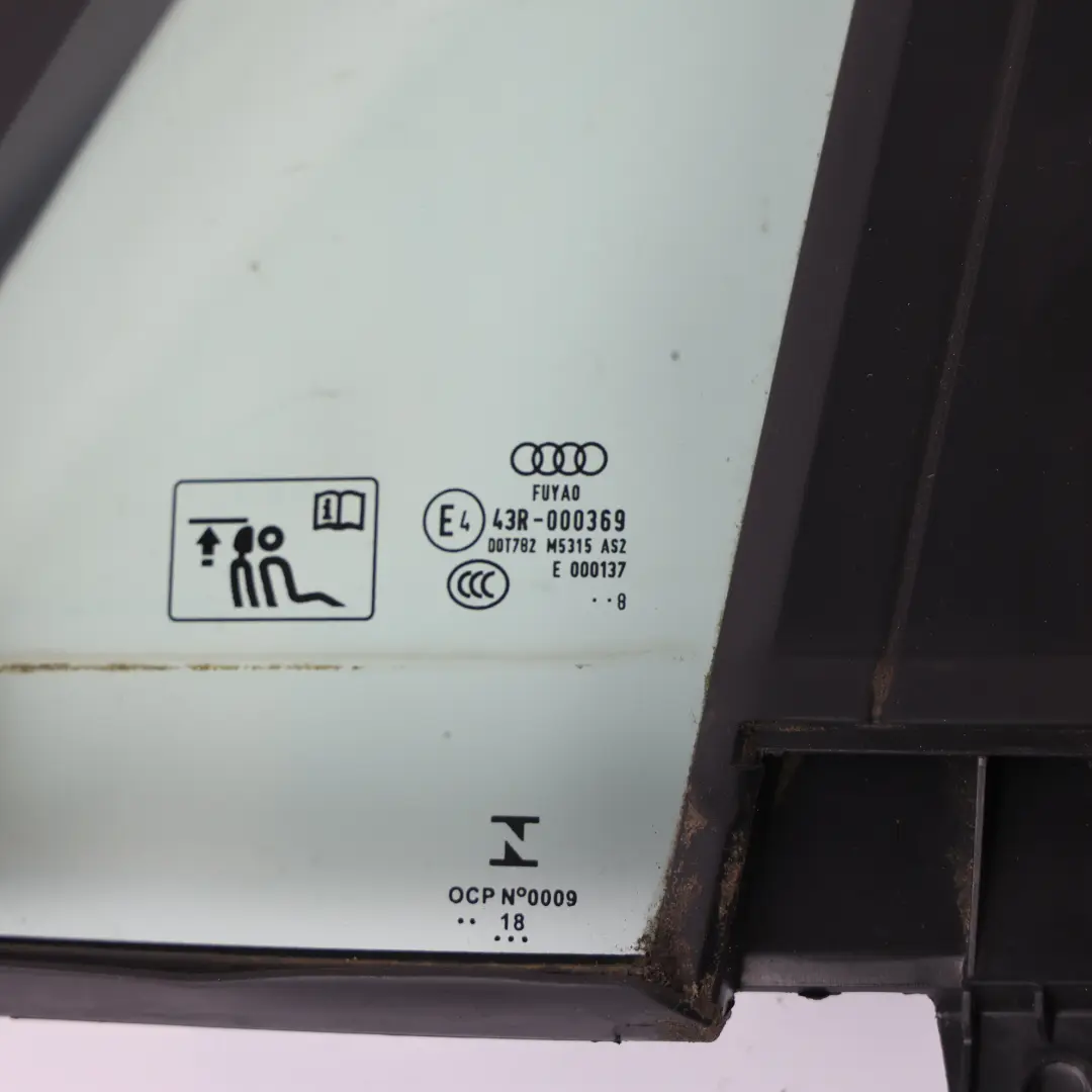 Cristal Ventana Triangular Trasera Derecha AS2 81A845214C para Audi Q2 GA con número de pieza 81A845214D Audi Q2 GA Cristal Ventana Triangular Trasera Derecha AS2 81A845214C - SKU 81A845214D - Número de pieza 81A845214D