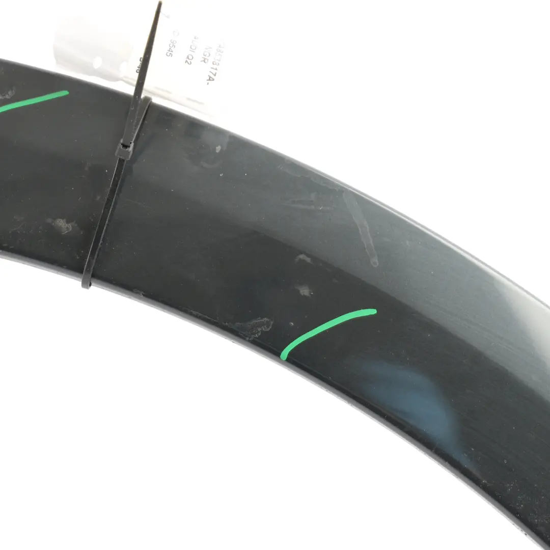 Side Fender Strip Wheel Arch Moulding Left N/S Nano Grey - X7M to Audi Q2 GA Rear with Part number 81A853817A Audi Q2 GA Rear Side Fender Strip Wheel Arch Moulding Left N/S Nano Grey - X7M - SKU 81A853817A-NGR - Part number 81A853817A