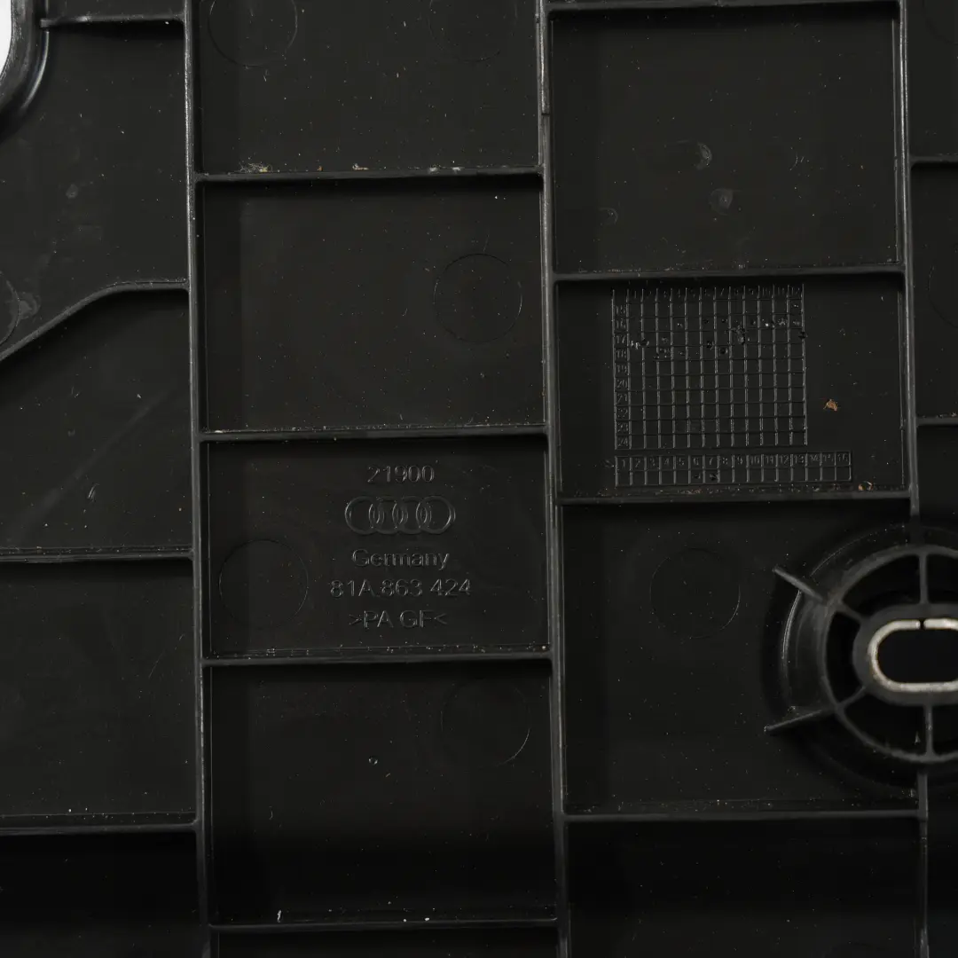 Parcel Shelf Mount Bracket Holder Right O/S to Audi Q2 GA Rear with Part number 81A863424 Audi Q2 GA Rear Parcel Shelf Mount Bracket Holder Right O/S - SKU 81A863424 - Part number 81A863424