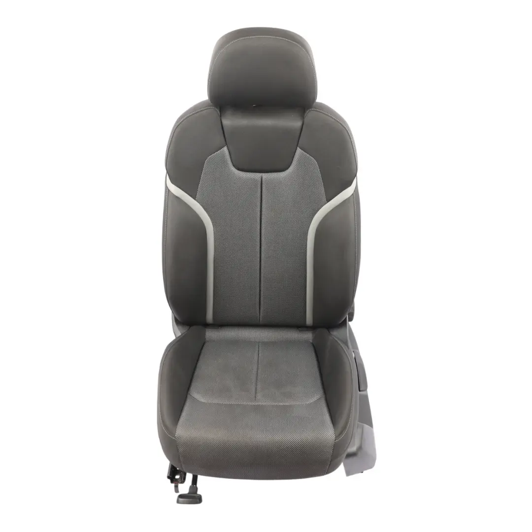 Front Seat Left N/S S-Line Cloth Fabric Black Grey to Audi Q2 GA with Part number 81A881805B Audi Q2 GA Front Seat Left N/S S-Line Cloth Fabric Black Grey - SKU 81A881805B - Part number 81A881805B