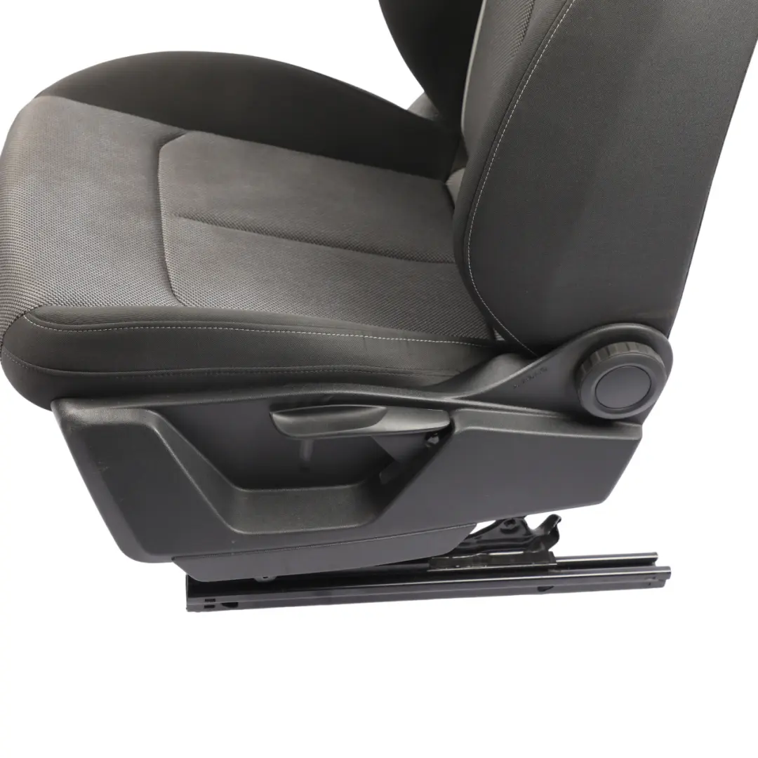 Front Seat Left N/S S-Line Cloth Fabric Black Grey to Audi Q2 GA with Part number 81A881805B Audi Q2 GA Front Seat Left N/S S-Line Cloth Fabric Black Grey - SKU 81A881805B - Part number 81A881805B