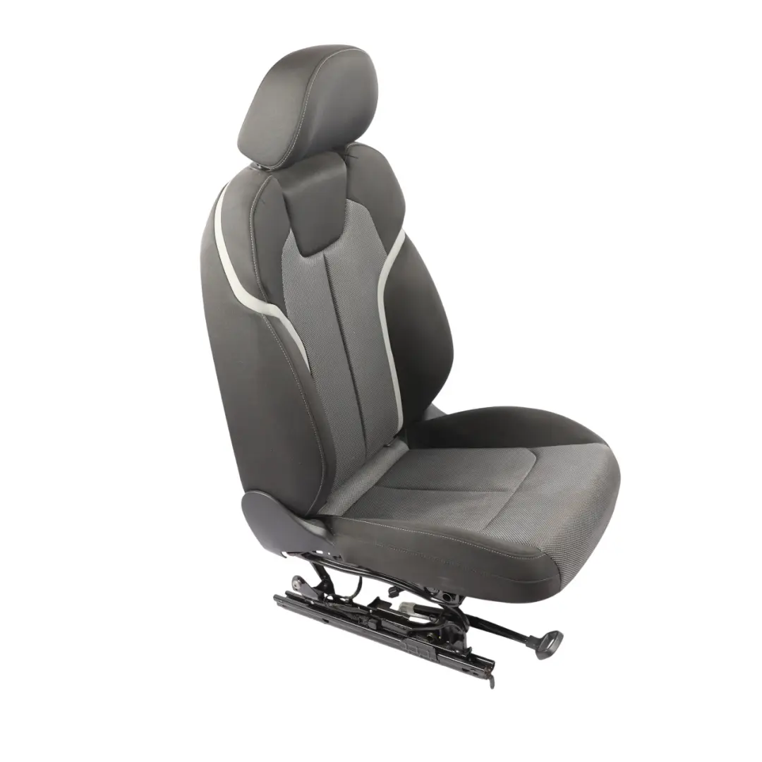 Front Seat Left N/S S-Line Cloth Fabric Black Grey to Audi Q2 GA with Part number 81A881805B Audi Q2 GA Front Seat Left N/S S-Line Cloth Fabric Black Grey - SKU 81A881805B - Part number 81A881805B