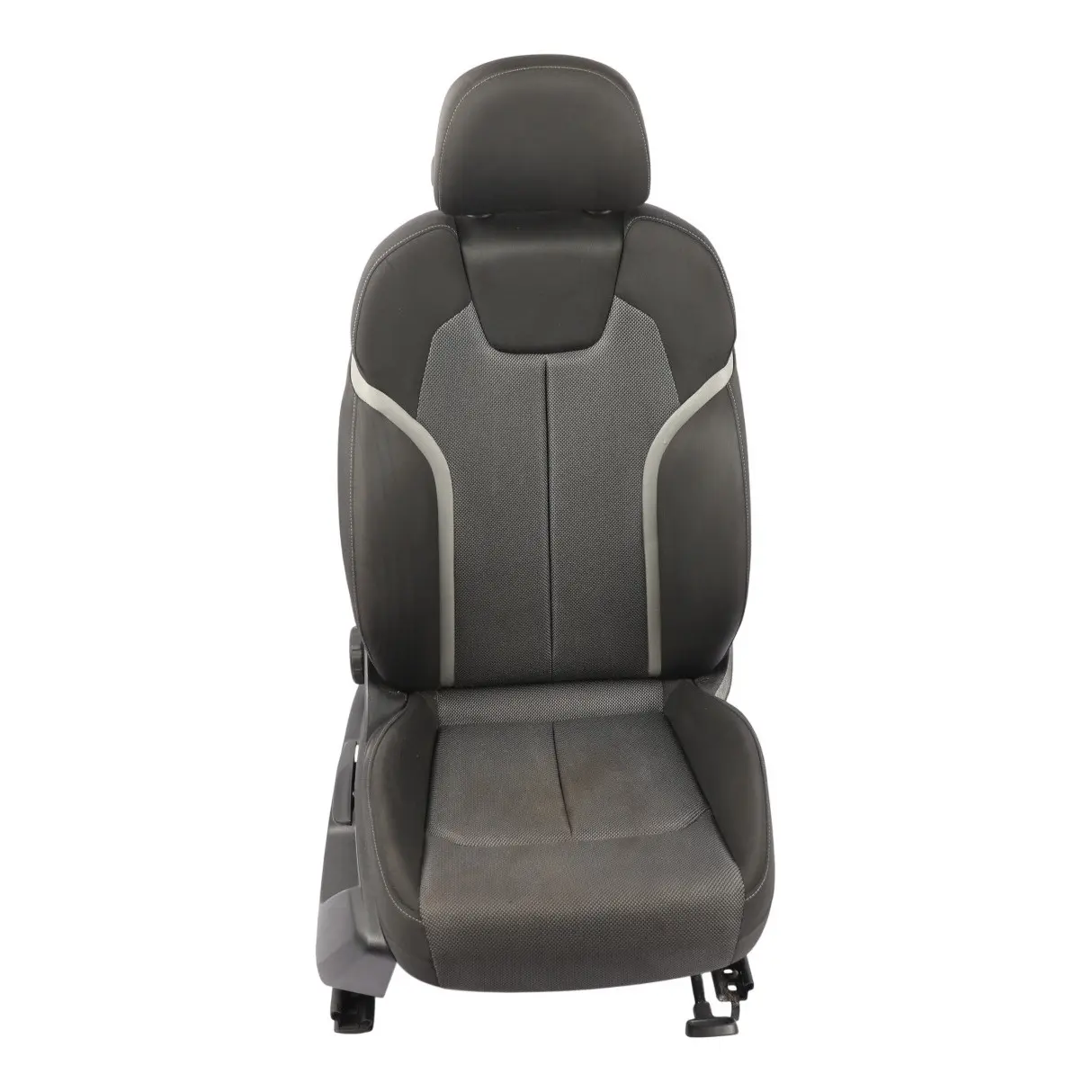 Audi Q2 GA Front Seat Right O/S S-Line Cloth Fabric Black Grey