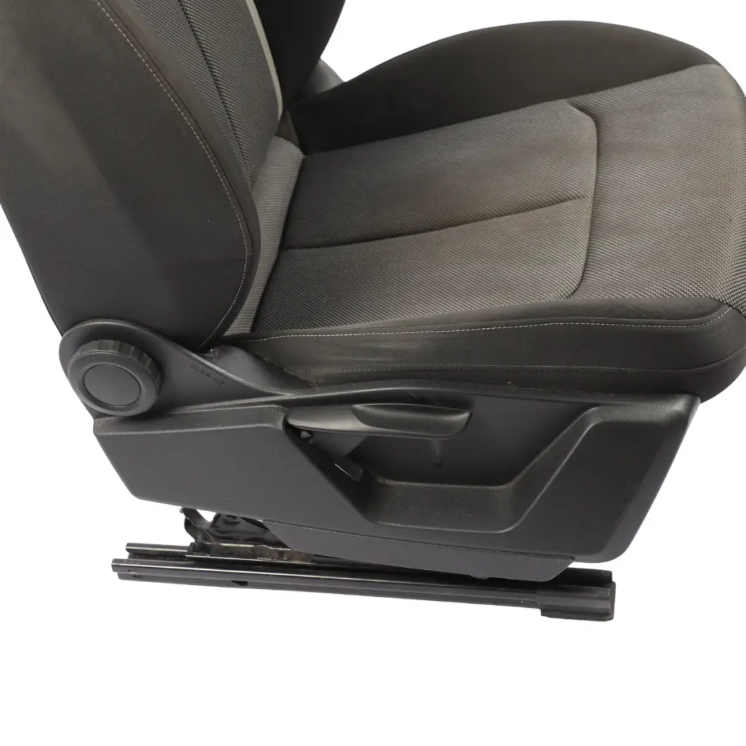 Front Seat Right O/S S-Line Cloth Fabric Black Grey to Audi Q2 GA with Part number 81A881806B Audi Q2 GA Front Seat Right O/S S-Line Cloth Fabric Black Grey - SKU 81A881806B - Part number 81A881806B