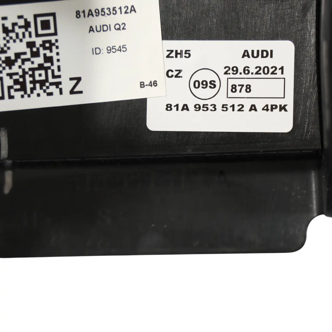 Lenksäule Verkleidung Abdeckung Unten für Audi Q2 GA mit Teilenummer 81A953512A Audi Q2 GA Lenksäule Verkleidung Abdeckung Unten - SKU 81A953512A - Teilenummer 81A953512A