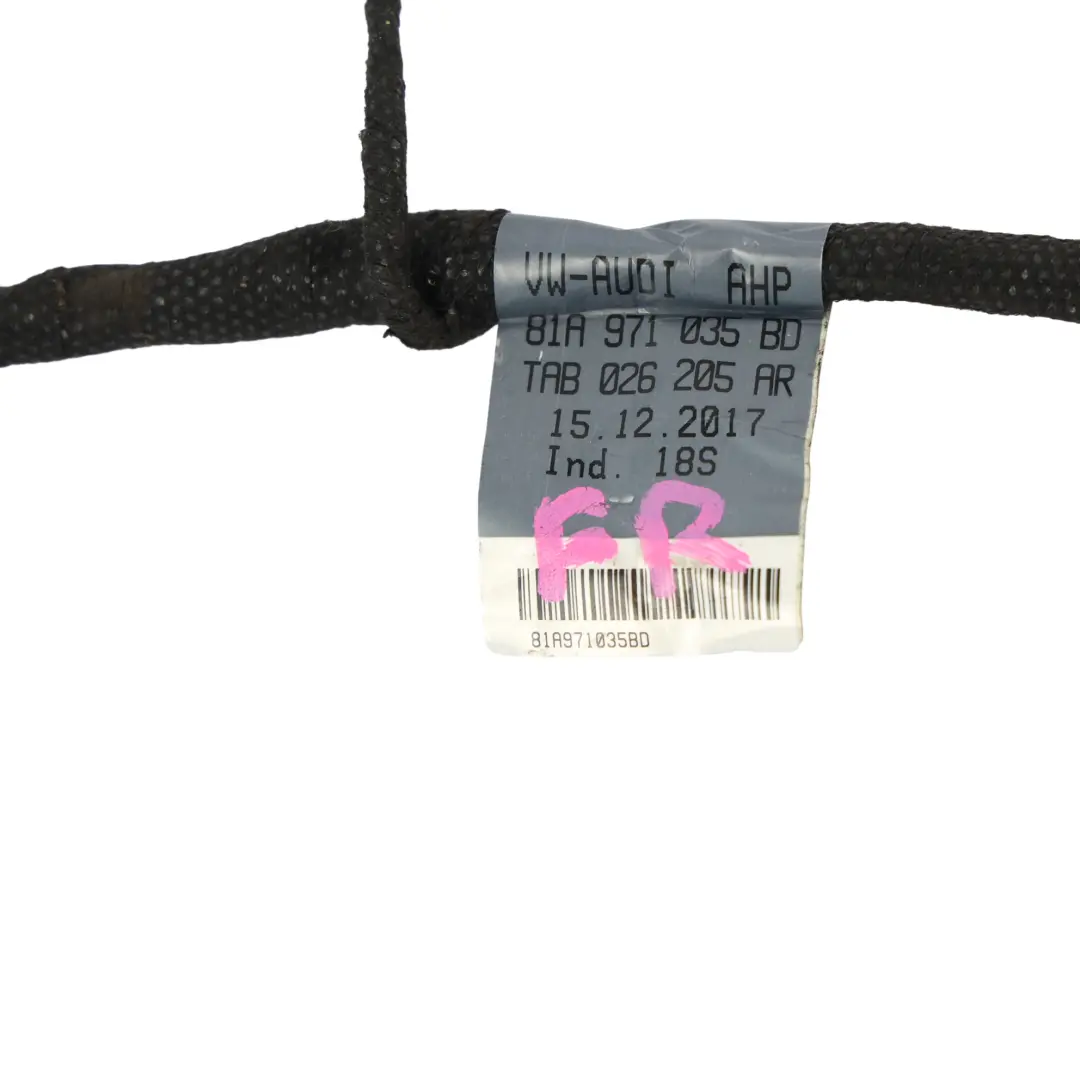 Audi Q2 Front Door Wiring Loom Harness Cable Driver's Side O/S - SKU 81A971035BD - Part number 81A971035BD