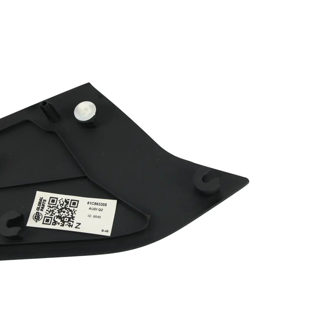 Audi Q2 GA Garniture Console Centrale Panneau Gauche Noir - SKU 81C863305 - Numéro de pièce 81C863305