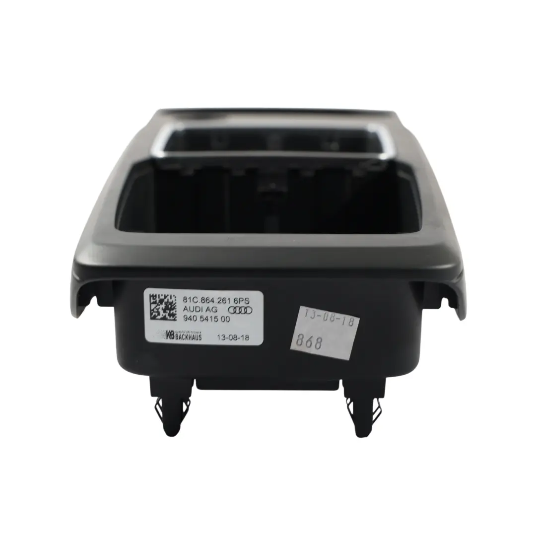 Consola Central Portavasos Cambio Cubierta Trim para Audi Q2 GA con número de pieza 81C864261 Audi Q2 GA Consola Central Portavasos Cambio Cubierta Trim - SKU 81C864261 - Número de pieza 81C864261