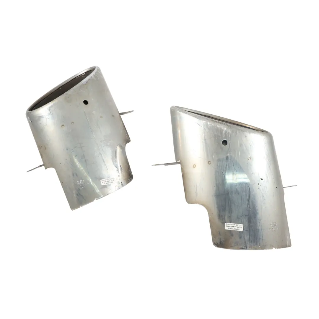RSQ3 F3 Cubierta Tubo Escape Trasero Izquierdo Derecho SET para Audi con número de pieza 83A253825B Audi RSQ3 F3 Cubierta Tubo Escape Trasero Izquierdo Derecho SET - SKU 83A253825B-SET - Número de pieza 83A253825B