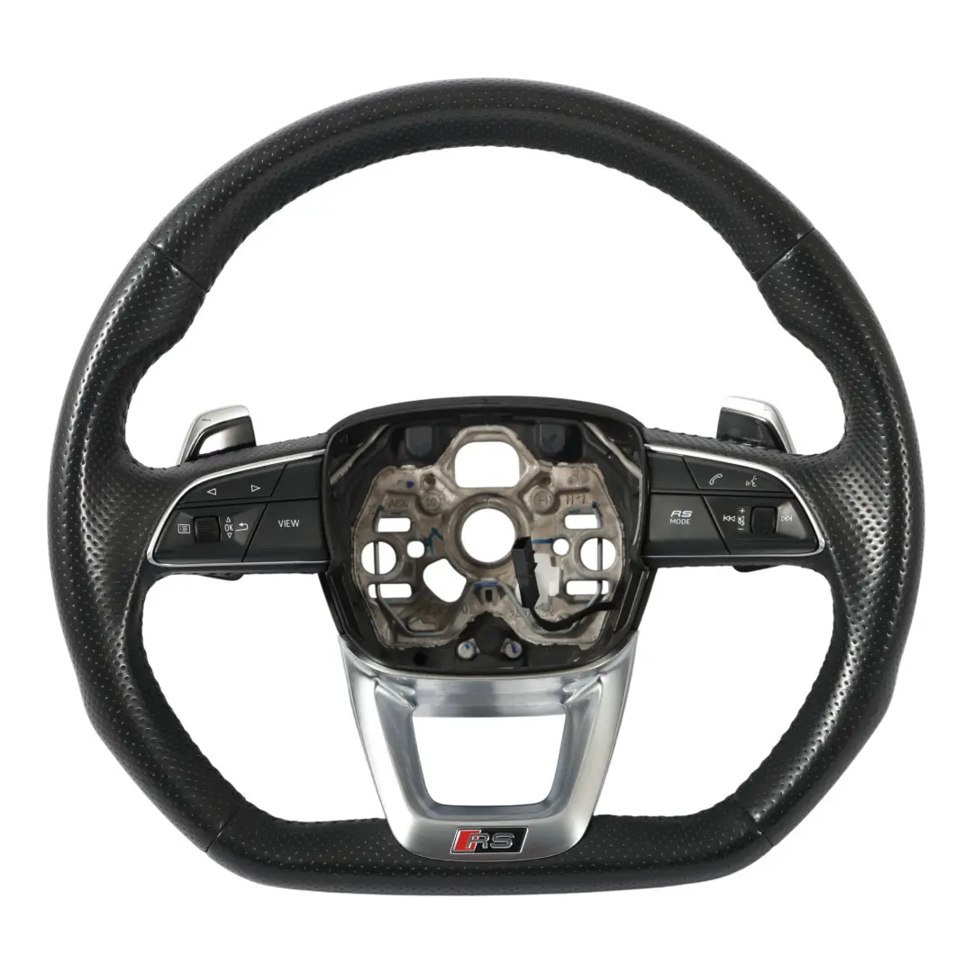 Audi Q3 RSQ3 F3 Volant Cuir Noir Fond Plat Palettes Changement - SKU 83A419091Q - Numéro de pièce 83A419091Q