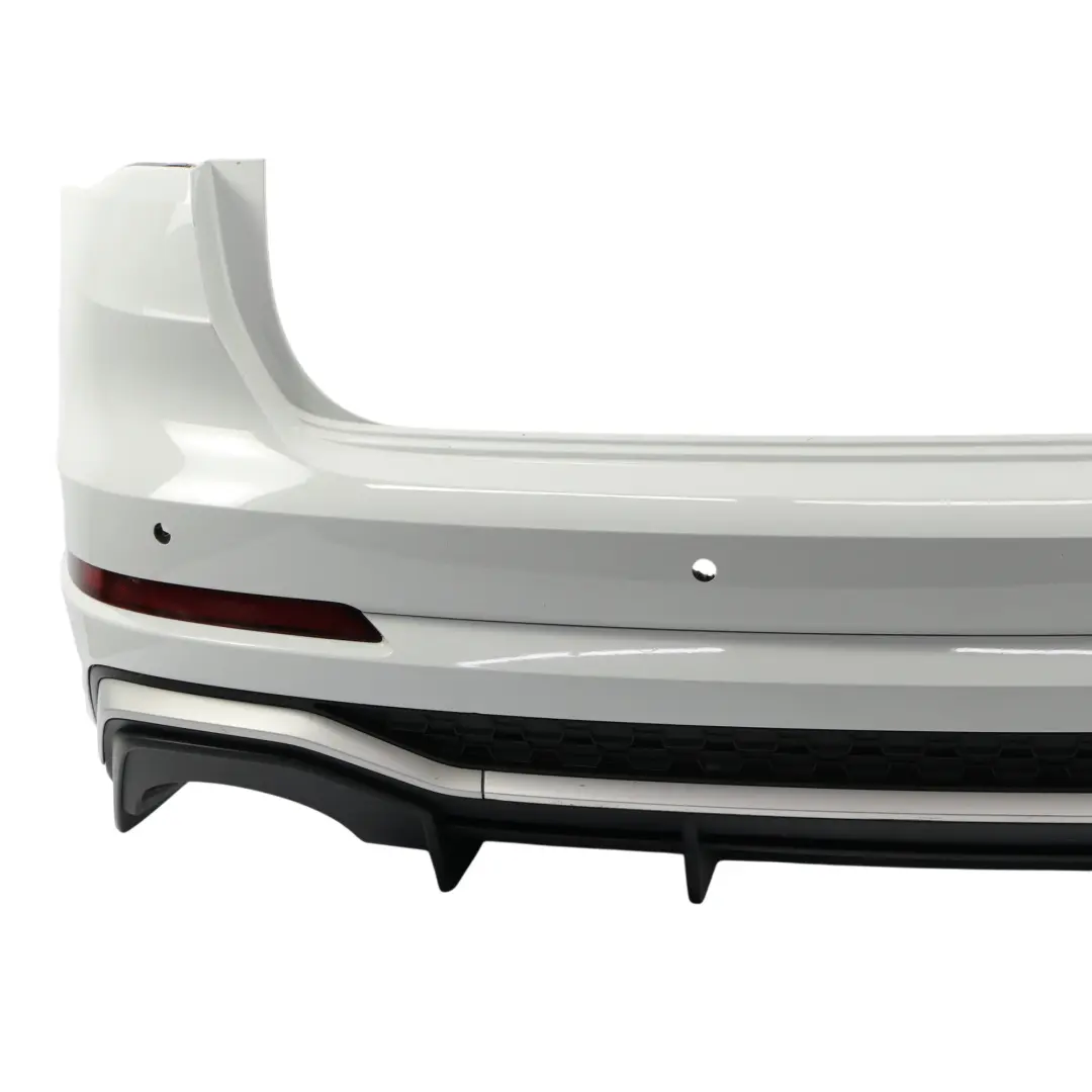Audi Q3 8U Rear Bumper Trim Cover Glacier White Pearl - S9R - SKU 83A807067A-MGW - Part number 83A807067A