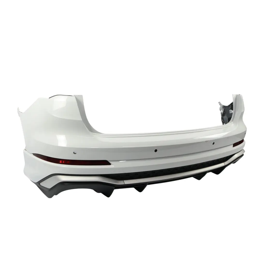 Audi Q3 8U Rear Bumper Trim Cover Glacier White Pearl - S9R - SKU 83A807067A-MGW - Part number 83A807067A