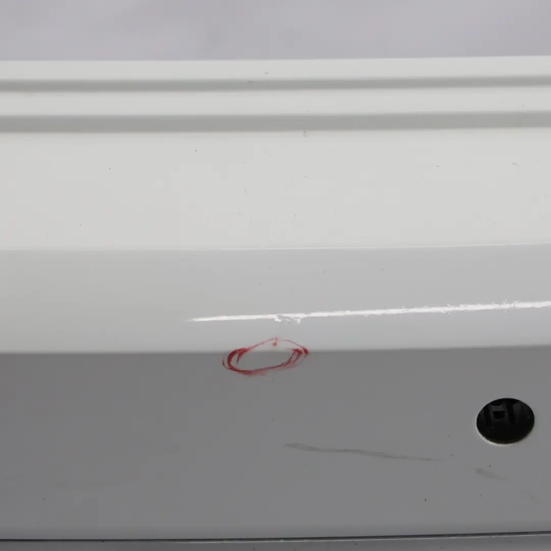 Audi Q3 8U Rear Bumper Trim Cover Glacier White Pearl - S9R - SKU 83A807067A-MGW - Part number 83A807067A