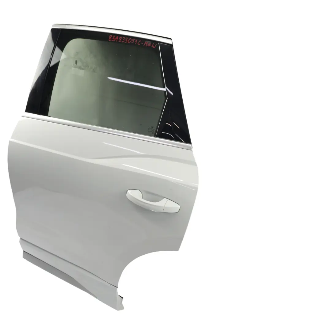 RSQ3 F3 Panel Puerta Trasera Izquierda Blanco Glaciar Perla S9R para Audi Q3 con número de pieza 83A833051C Audi Q3 RSQ3 F3 Panel Puerta Trasera Izquierda Blanco Glaciar Perla S9R - SKU 83A833051C-MGW - Número de pieza 83A833051C