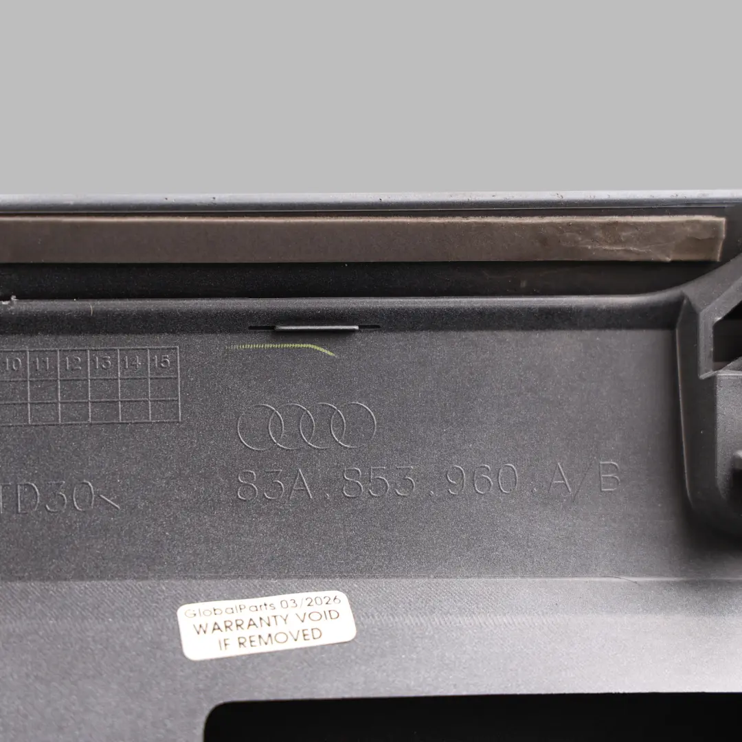Audi Q3 F3 Sportback Door Lower Moulding Trim Strip Front Right O/S - SKU 83A853960D - Part number 83A853960
