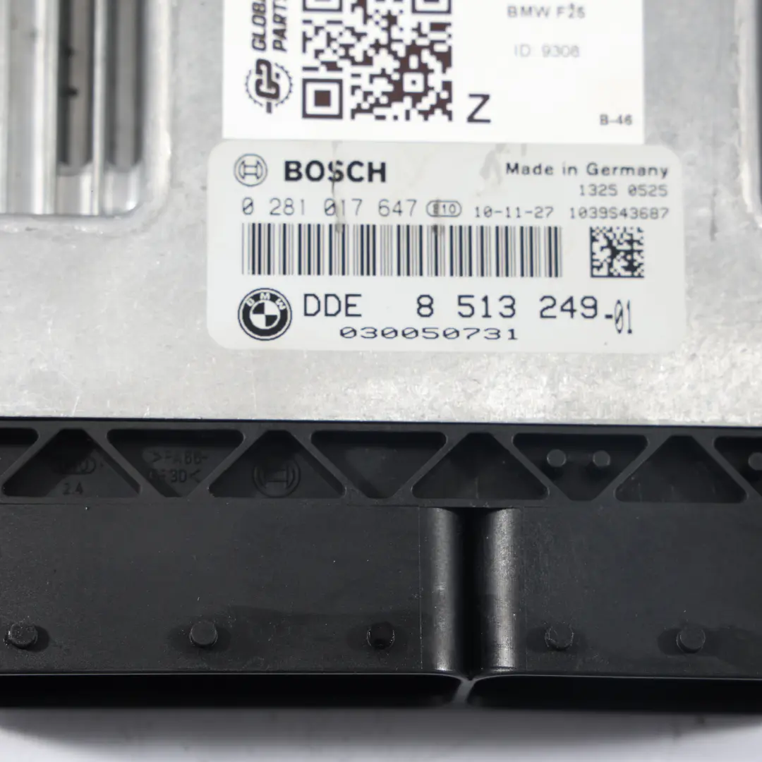 BMW X3 F25 Kit ECU Moteur DDE CAS4 N47N 20dX 184HP Manuel Clés - SKU 8513249-1 - Numéro de pièce 8513249