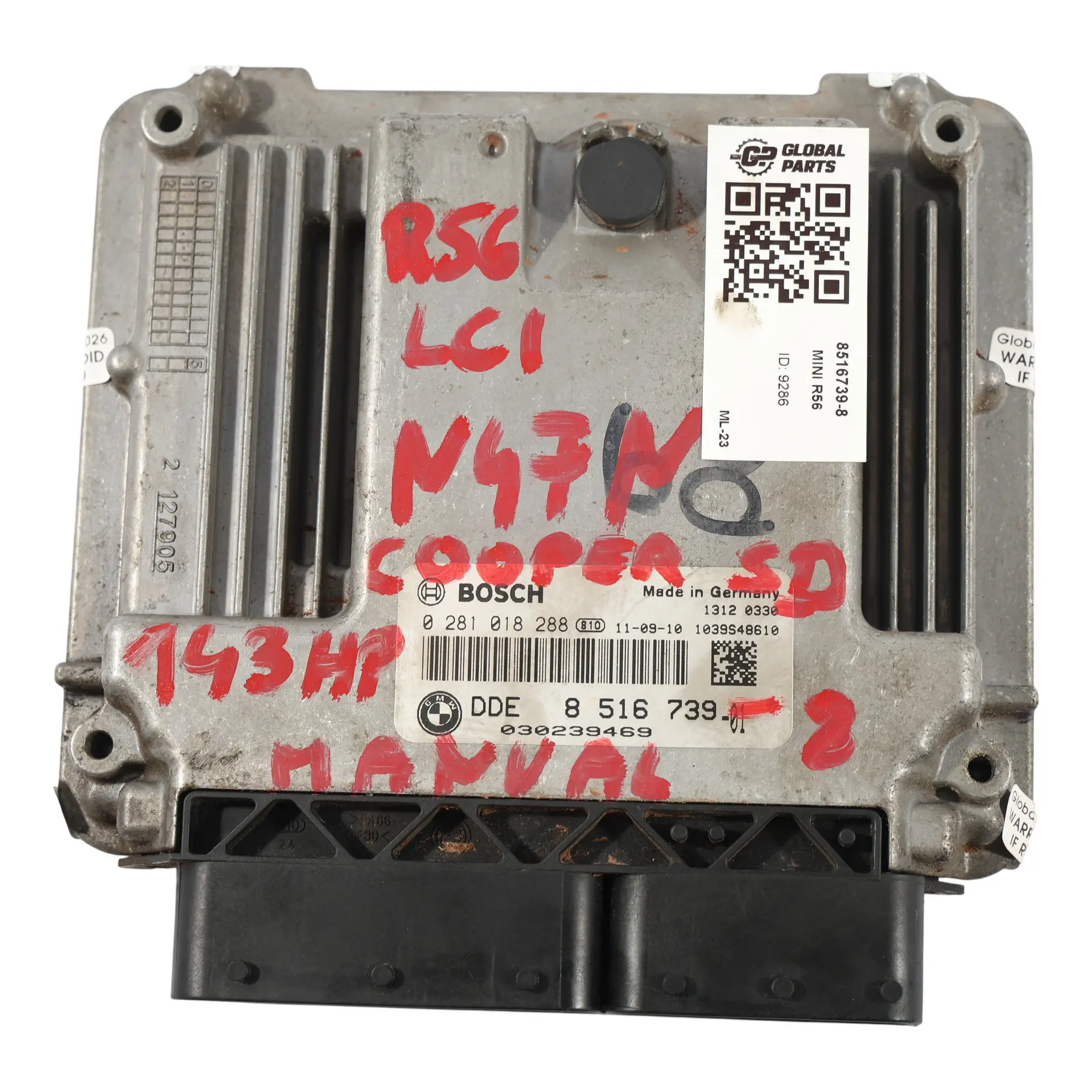 Mini Cooper SD R55 R56 LCI R60 143HP N47N Centralina Motore DDE 8516739 Manuale