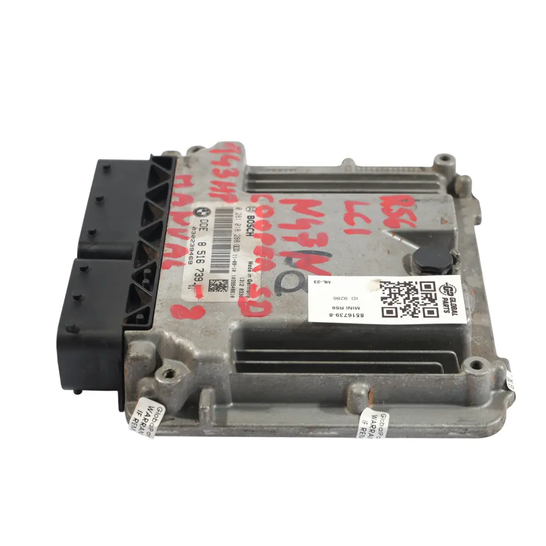 143HP N47N Motor Steuergerät DDE Manuell für Mini Cooper SD R55 R56 LCI R60 mit Teilenummer 8516739 Mini Cooper SD R55 R56 LCI R60 143HP N47N Motor Steuergerät DDE Manuell - SKU 8516739-8 - Teilenummer 8516739