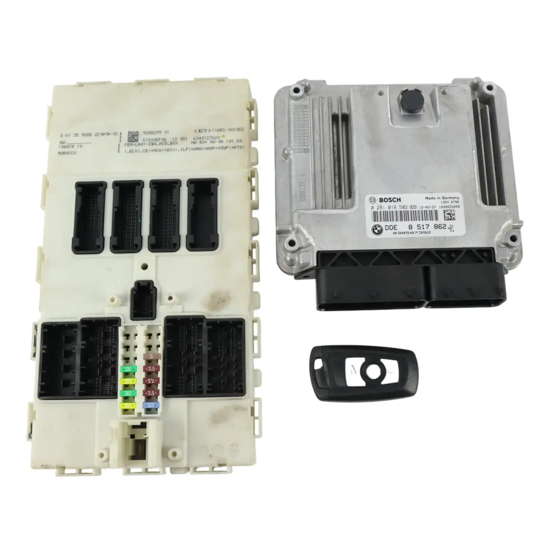 BMW F20 F30 F32 120d 320d 420d Diesel N47N 184HP Kit ECU DDE + Clé + FEM - SKU 8517862-14 - Numéro de pièce 8517862