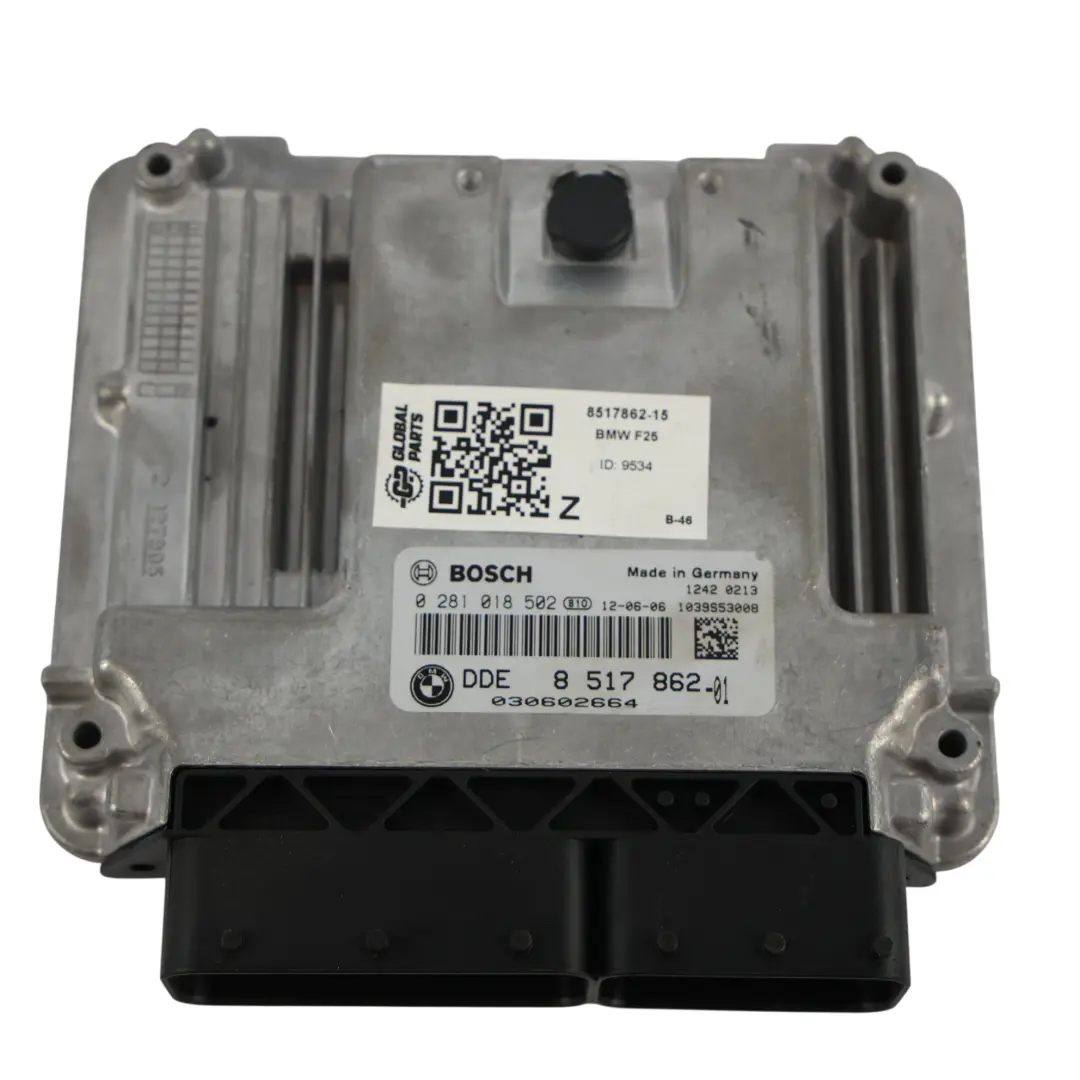 BMW F10 F20 F30 F32 Engine Control Unit Diesel N47N 184HP xDrive ECU DDE - SKU 8517862-15 - Part number 8517862
