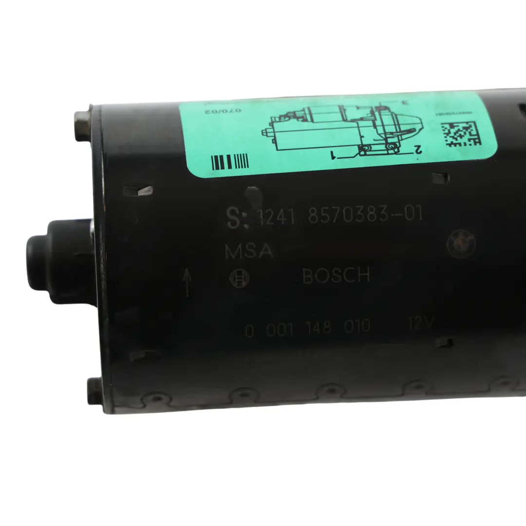 BMW F10 F11 X5 E70 2.0 Diesel 12V Motorino Avviamento - SKU 8570383 - Numero di parte 8570383